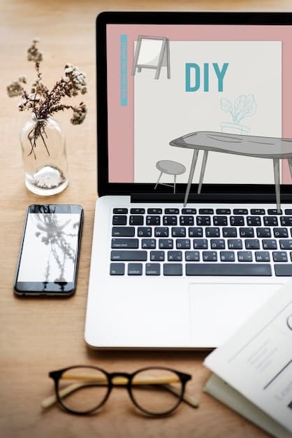 Designer crafting a Pinterest pin with high-converting call to action overlay