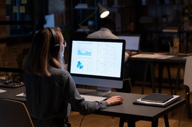 Digital marketer analyzing analytics dashboard for Pinterest traffic case study